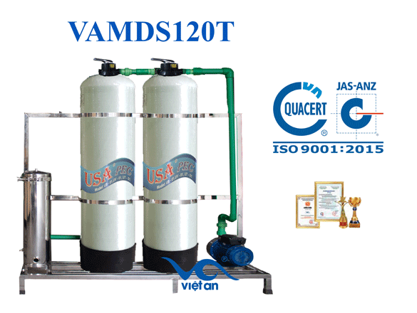 dây chuyền lọc nước sạch cho máy đá VAMDS120T 120M3