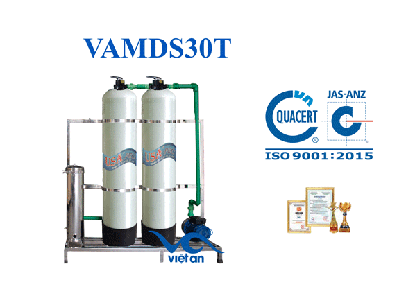 dây chuyền lọc nước cho máy đá VAMDS30T 30M3