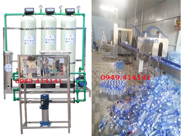 Quy trình sản xuất nước uống đóng chai