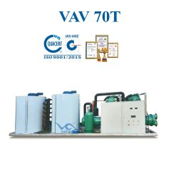 Máy làm đá vảy 70 tấn/24h