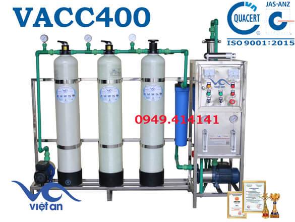 Dây chuyền lọc nước đóng chai 400lít VACC400
