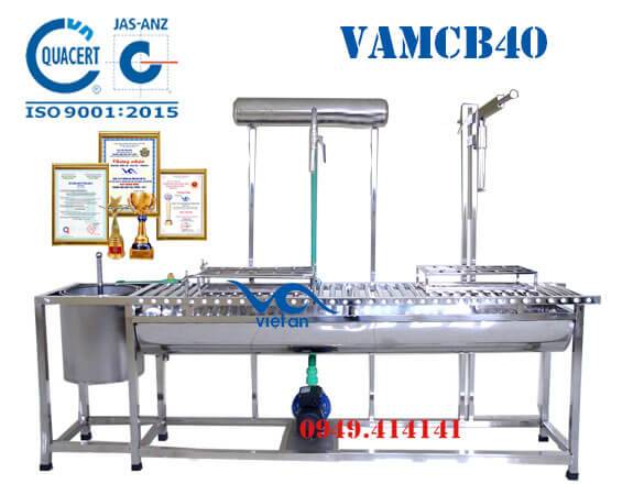máy chiết rót bình bán tự động việt an VAMCB40