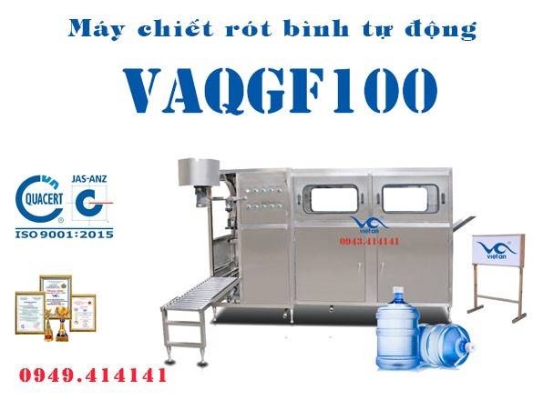 Máy chiết rót bình tự động VAQGF100