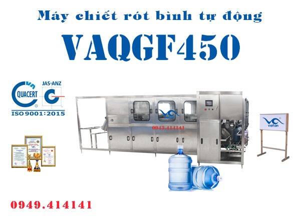 Máy chiết rót nước đóng bình VAQGF450
