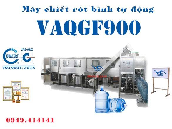 Máy chiết rót nước đóng bình VAQGF900